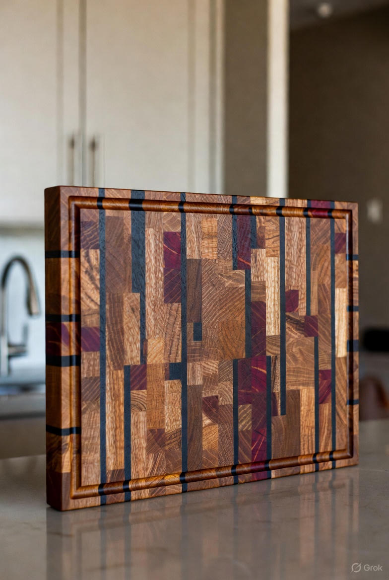 Custom juice groove board